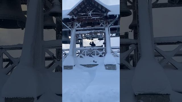 Колокольный звон из Перми❄️ Белогорский Монастырь. #Звон #ПермьВеликая смотреть онлайн