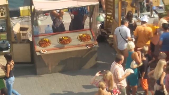 Фестиваль еды в Одессе сегодня Морпорт смотреть онлайн