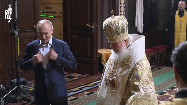 Патриарх Кирилл и Презеденд В.В.Путин на Рождество Христово смотреть онлайн