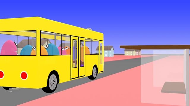 Wheels On The Bus | Part 11 | Nursery Rhymes | Animated Surprise Eggs for Children смотреть онлайн