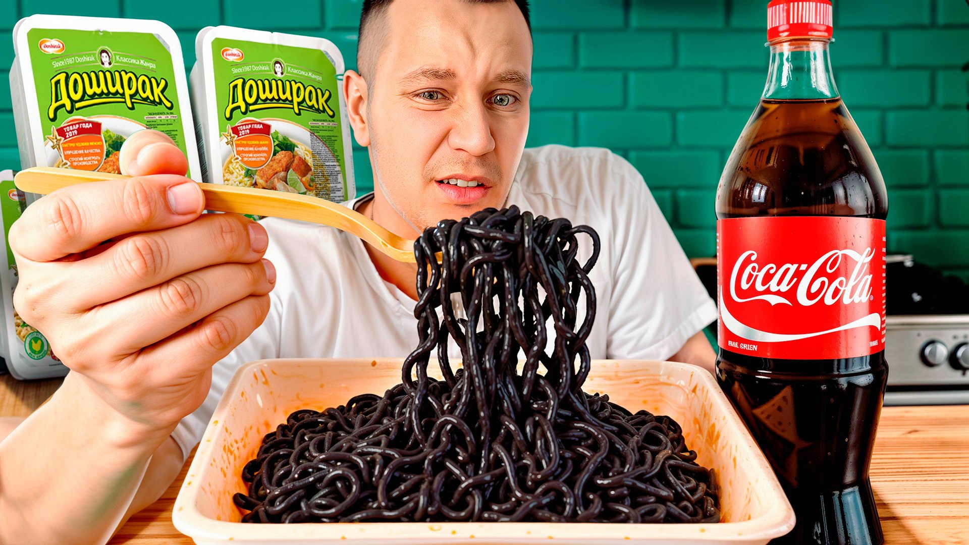 Заварил ДОШИРАК в КОЛЕ! смотреть онлайн