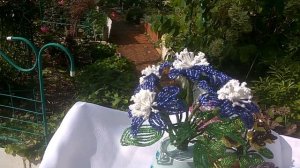 Бисер. Мотив Фиалки