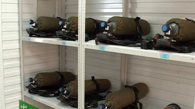 Новое здание пожарно-спасательной части открылось в селе Никитовка. 11.10.2019 смотреть онлайн