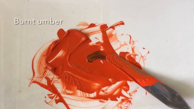 How To Make Terracotta Color | Acrylics | ASMR | Color Mixing #47 смотреть онлайн