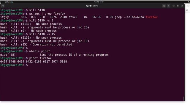 10.2 Утилиты htop, ps, kill, systemctl смотреть онлайн