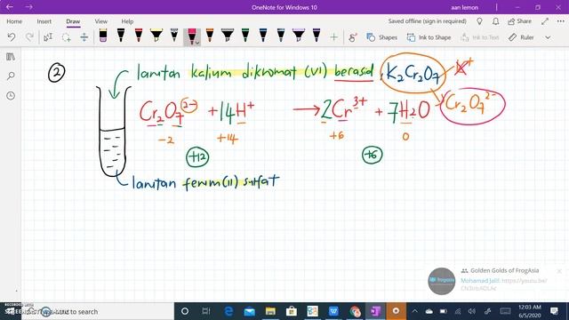 REDOKS - TIPS SETENGAH PERSAMAAN DAN PERSAMAAN ION (Contoh 2) смотреть онлайн