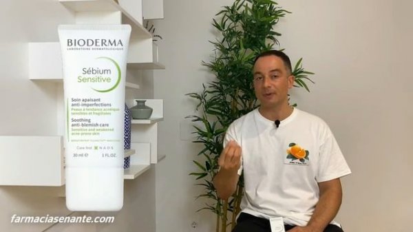 BIODERMA Sebium Sensitive Opiniones 🌹 Cuidado calmante Sebium Sensitive Review 🍁 FARMACIA SENANTE