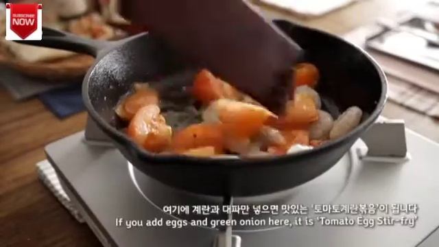 Egg tomato Udon noodles| Korean dish| short and easy. смотреть онлайн