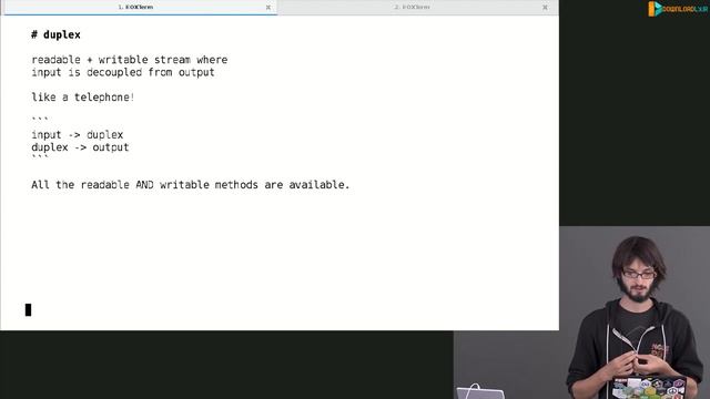 23. Transform and Duplex Stream смотреть онлайн