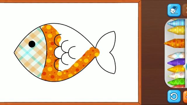 #drawinggames #forkids #androidgames #gameplay #picture A Fish