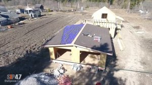 Гараж из СИП-панелей 9 х10