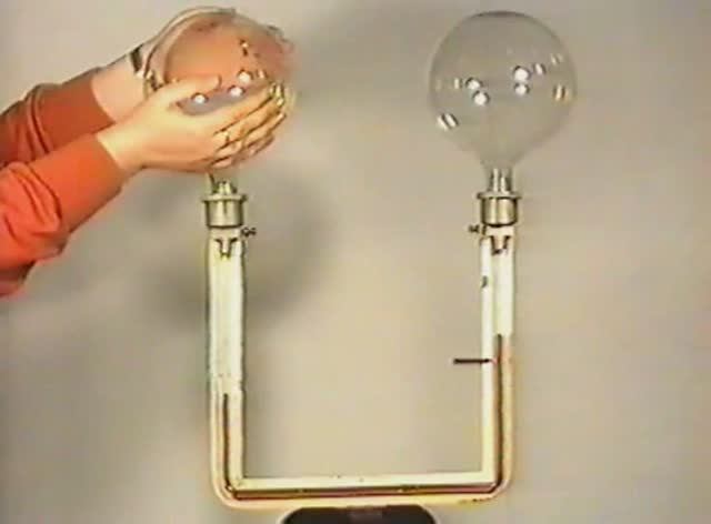 Физика. Опыты. Молекулярная физика. Модель идеального газа. Модель газового термометра смотреть онлайн