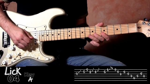 Andy's Lab - Daily Blues Licks #4 - Guitar Lesson смотреть онлайн