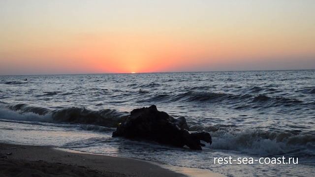 Закат солнца на Азовском море в реальном времени смотреть онлайн