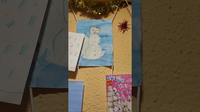 Новогодний трамвай/Детские рисунки/Волшебство рядом! 🌟🎄❄ смотреть онлайн