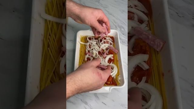 Спагетти с Томатами в Духовке 🔥 Паста #спагетти #пастарецепт #макароны #spaghetti #recipe #shorts смотреть онлайн