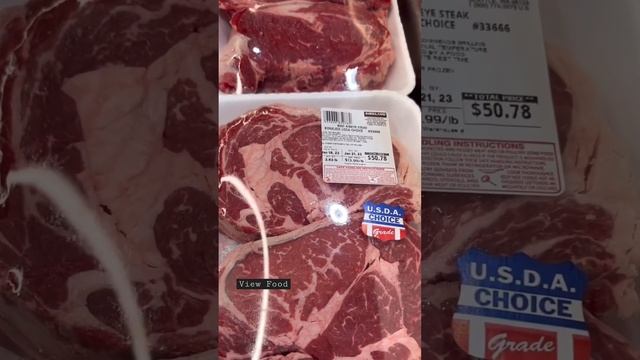 Beef Ribeye Steak Boneless U.S.D.A. Choice Grade $13.99 Per LB #Shorts#JennaVlogs смотреть онлайн