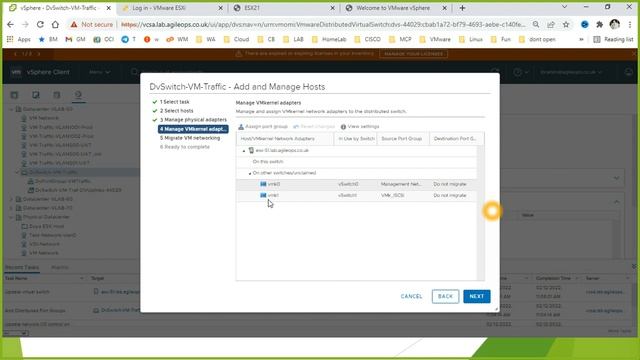 VMware VSphere Distrubuted Virtual Switch (vDS)