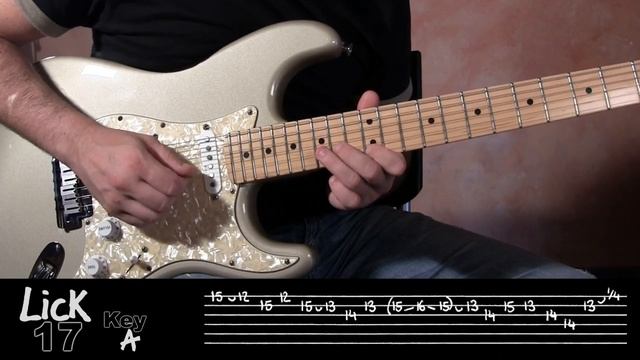 Andy's Lab - Daily Blues Licks #17 - Guitar Lesson смотреть онлайн