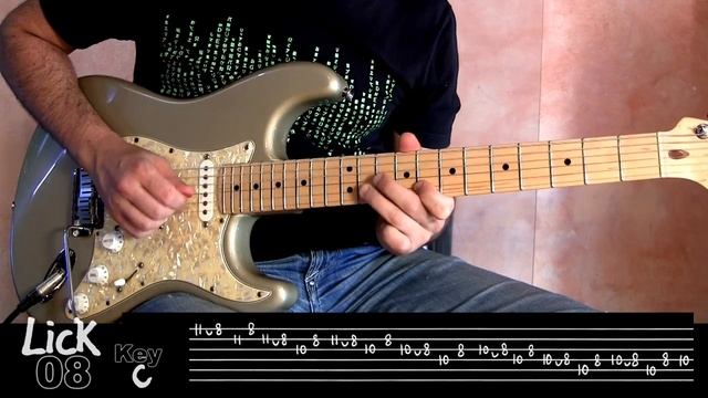 Andy's Lab - Daily Blues Licks #8 - Guitar Lesson смотреть онлайн