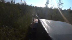 В ТАЙГУ НА ВЕЗДЕХОДЕ С ПРИЦЕПОМ НА ЛЫЖАХ