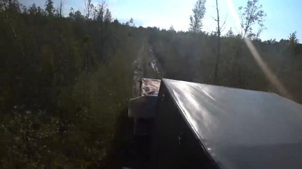 В ТАЙГУ НА ВЕЗДЕХОДЕ С ПРИЦЕПОМ НА ЛЫЖАХ