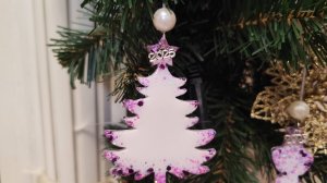 Новогодние игрушки из эпоксидной смолы