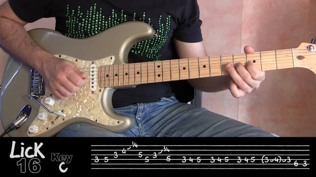 Andy's Lab - Daily Blues Licks #16 - Guitar Lesson смотреть онлайн
