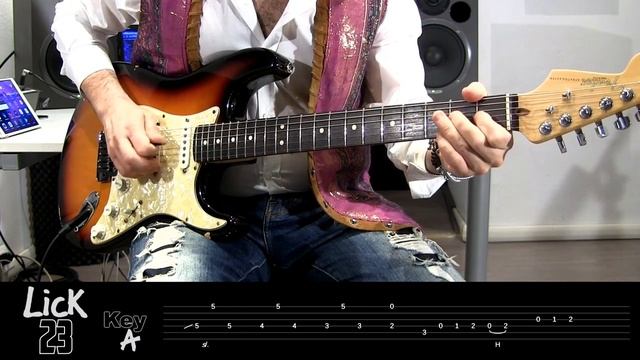 Andy's Lab - Daily Blues Licks #23 - Guitar Lesson смотреть онлайн