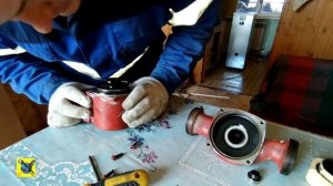 РЕВИЗИЯ НАСОСУ GRUNDFOS СВОИМИ РУКАМИ.КАК РАЗОБРАТЬ ЦИРКУЛЯЦИОННЫЙ НАСОС.