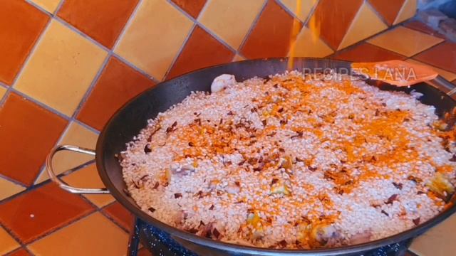 🐟Вы просили этот РЕЦЕПТ/Paella РЕЦЕПТ САМОЙ ВКУСНОЙ ПАЭЛЬИ