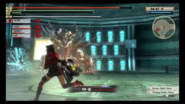 GE2 Rage Burst: God Arc Soldier Zero boss fight смотреть онлайн