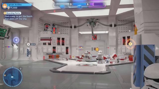 Stealthy escape from Tantive IV with Princess Leia in LEGO Star Wars: The Skywalker Saga смотреть онлайн