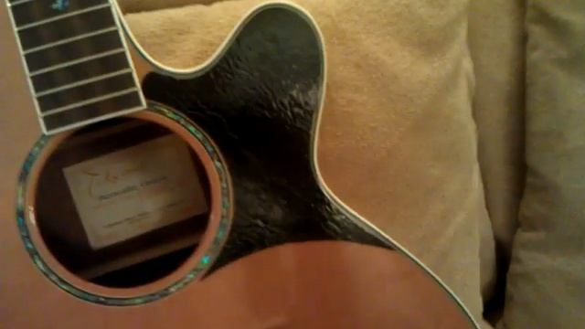 Guitar repair spawns custom pick guard for my Takaminie electric acoustic :) смотреть онлайн