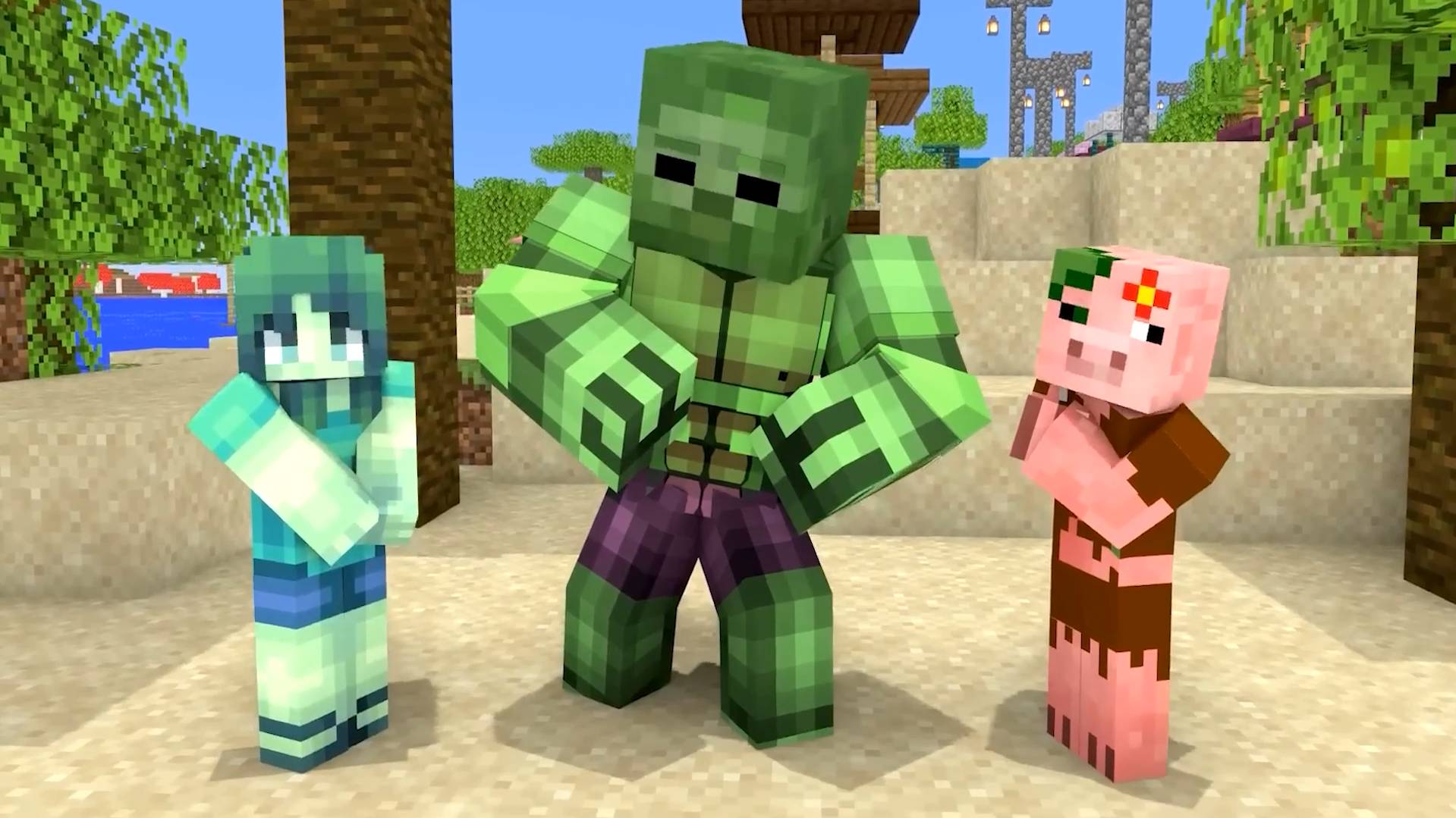 МАЙКИ, ДЖЕЙ ДЖЕЙ И ШКОЛЬНЫЙ ХЕРОБРИН. МАЙНКРАФТ АНИМАЦИЯ смотреть онлайн