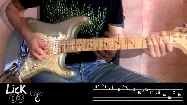 Andy's Lab - Daily Blues Licks #3 - Guitar Lesson смотреть онлайн