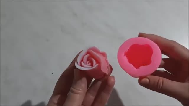 МЫЛО РУЧНОЙ РАБОТЫ. БУТОН РОЗЫ. смотреть онлайн