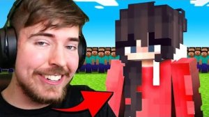 100 человек решают, Кто Выиграет $30.000 в МАЙНКРАФТЕ!MrBeast