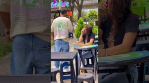 Blind Man Eating Ice Cream With Girls || Prank || Funny Reactions