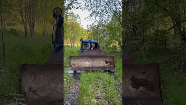 Трактор ДТ75. Заброшенная дорога. #дт75 смотреть онлайн