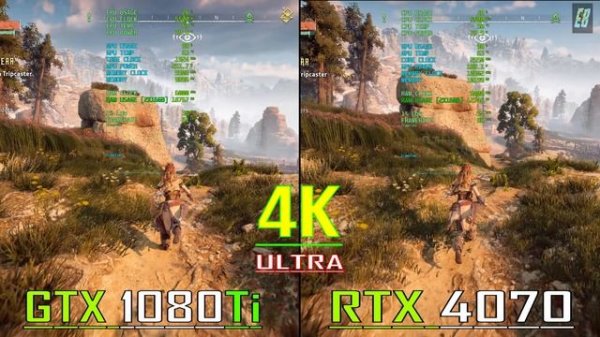 GTX 1080Ti vs RTX 4070 // PC GAMES BENCHMARK TEST ||