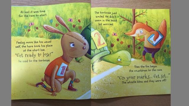 The Hare and The Tortoise by Miles Kelly Aesop s Fables with voice reading смотреть онлайн
