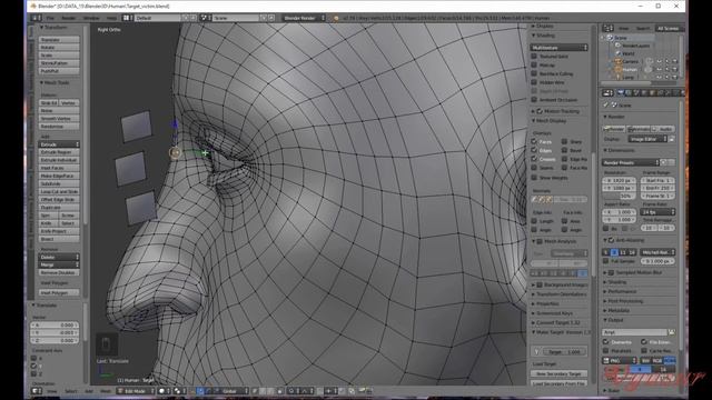 MakeTarget To Customize Head Shapes With MakeHuman