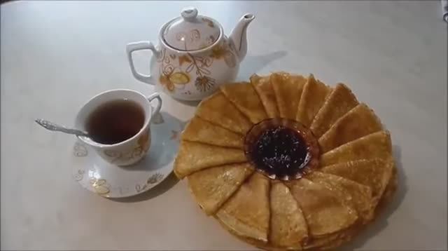 БЛИНЫ НА МОЛОКЕ. КЛАССИЧЕСКИЙ РЕЦЕПТ. смотреть онлайн