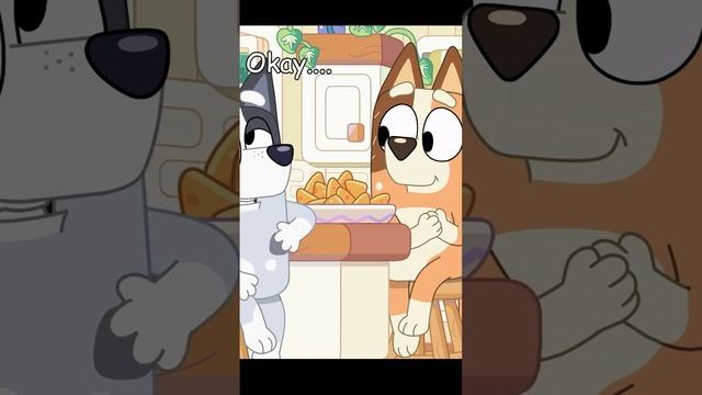 Muffin Struggles With The Cone of Shame! #bluey #funny #shorts #muffin смотреть онлайн