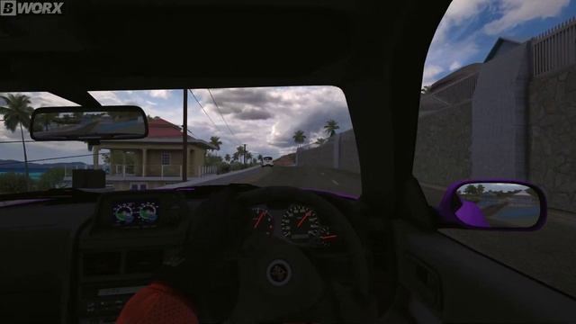 BWORX Street Drifters R34 Skyline WIP - Union Island W/Traffic | POV (Assetto Corsa) смотреть онлайн