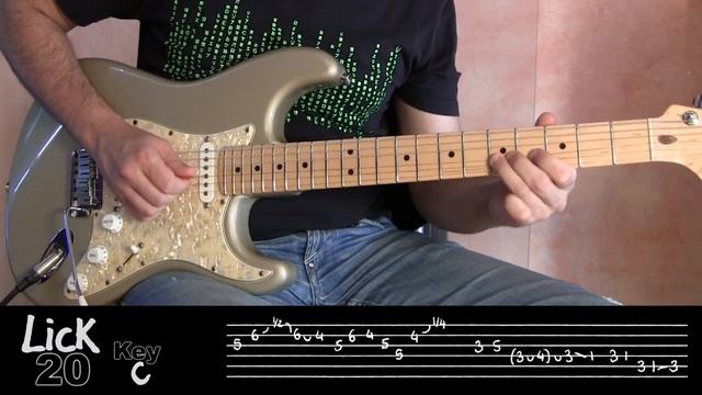 Andy's Lab - Daily Blues Licks #20 - Guitar Lesson смотреть онлайн