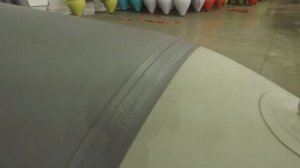 Складки на лодке ПВХ.