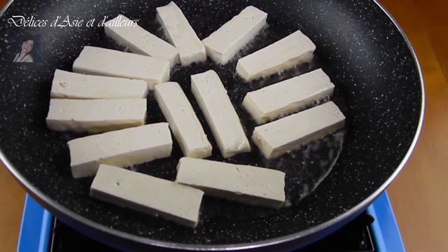 Tofu frit à l'ail - recette chinoise facile смотреть онлайн