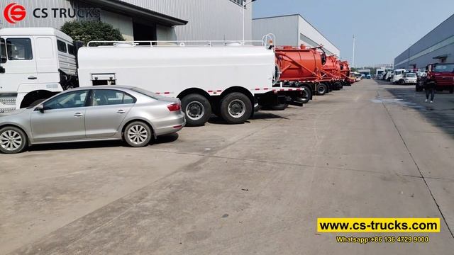 CS trucks export 15 unit Shacman F3000 Vacuum tanker truck смотреть онлайн